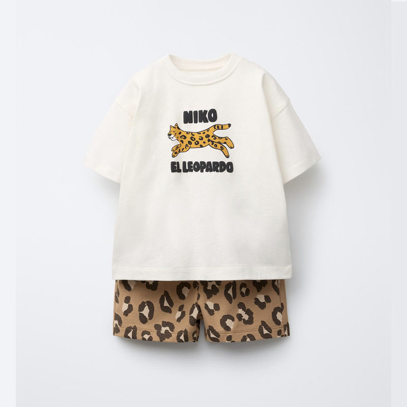 Baby Clothing Boutique - Летняя детская одежда, футболка с мультяшным
