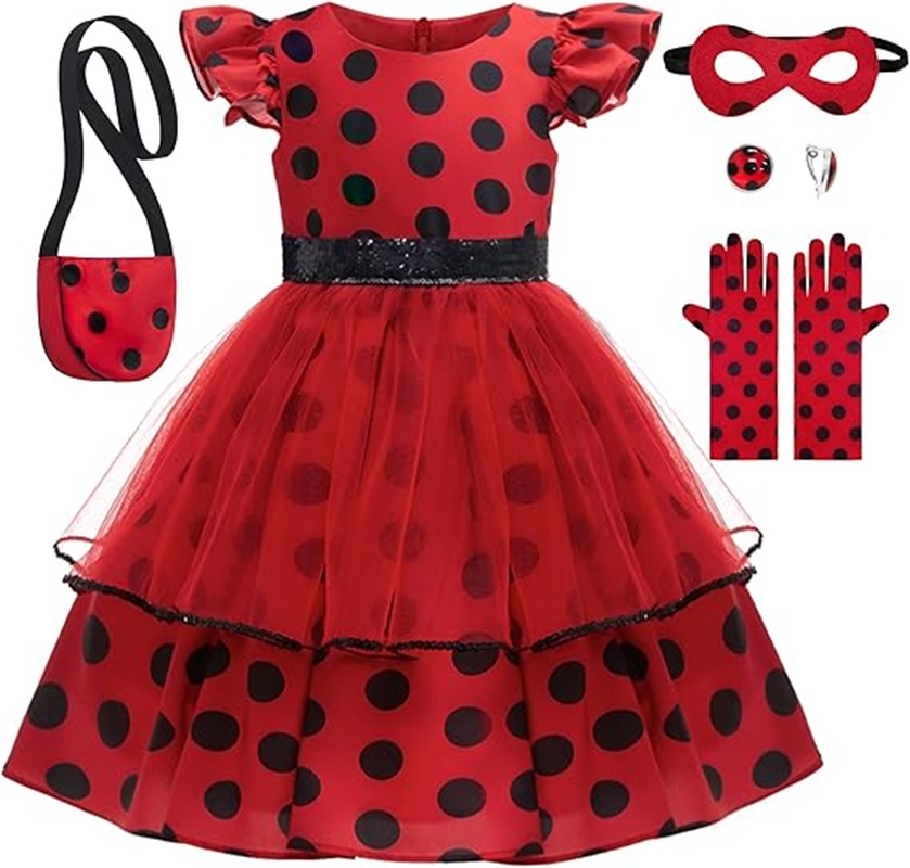 Baby Clothing Size - Костюм для косплея для девочек, красное
