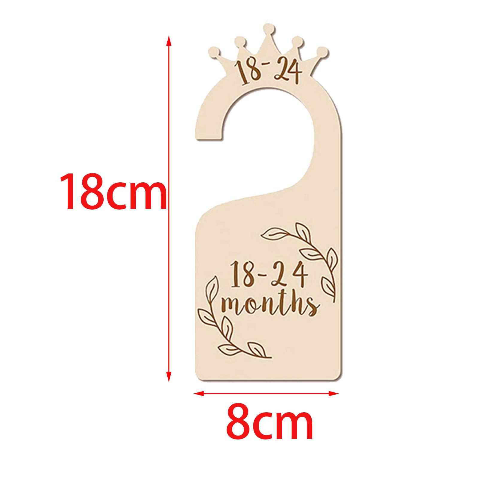 Baby Clothing Dividers - Деревянные разделители для детского шкафа, набор