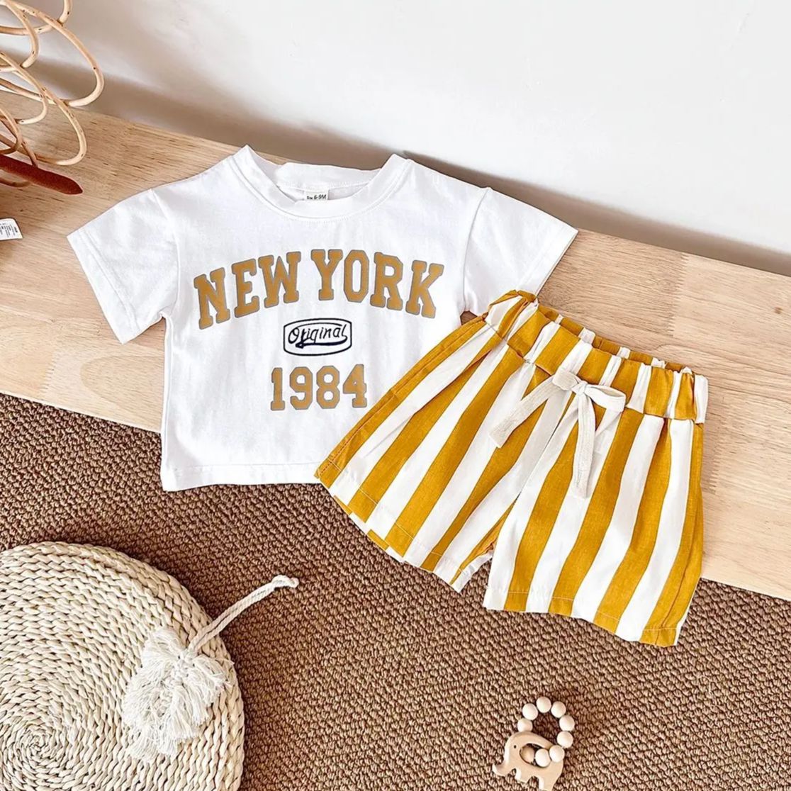 Baby Clothing New York - Комплект одежды для младенцев, футболка с