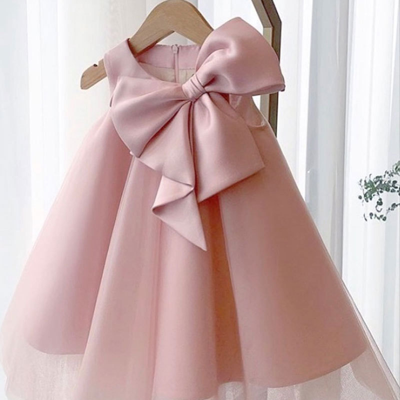 Baby Clothing Dresser - Летнее платье с большим бантом для