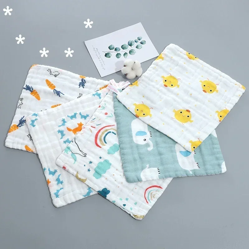 Baby Clothing Fabric - 1 шт./5 шт. детские полотенца 25*25
