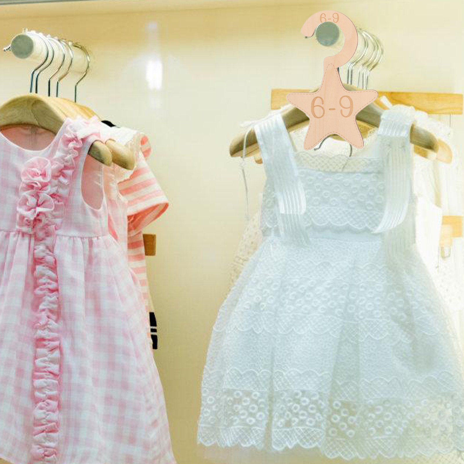 7 шт. деревянных разделителей  – обзор и цена Baby Clothing Dividers