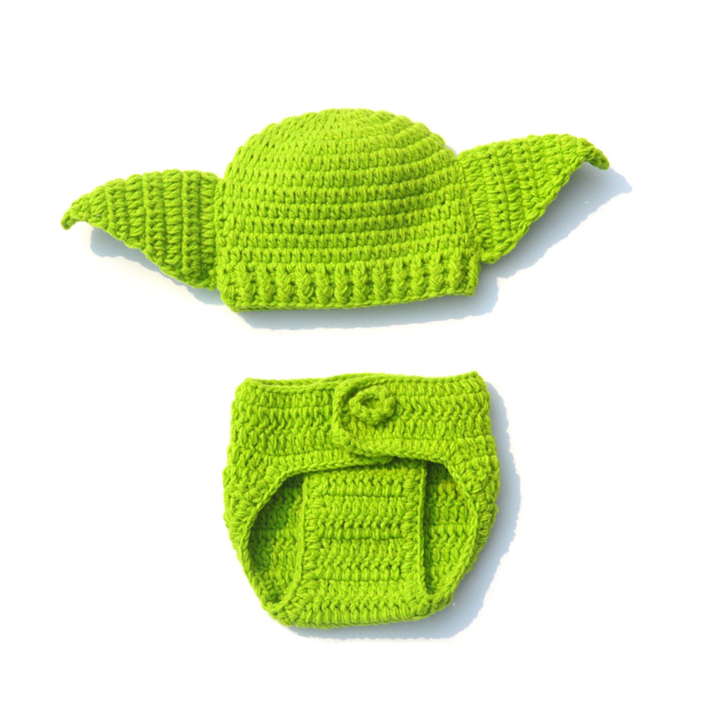 Зеленая Yoda шерстяная детская – обзор и цена Baby Yoda Clothing