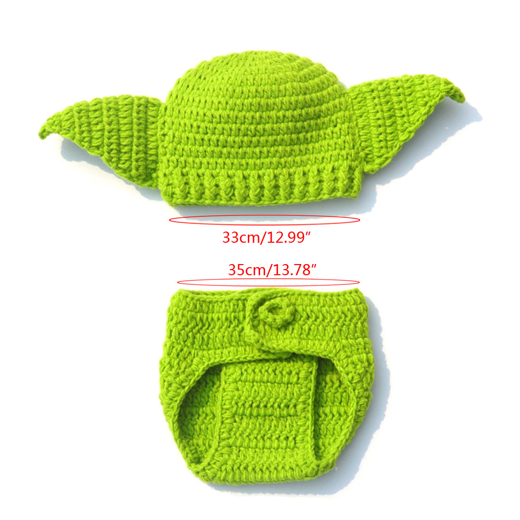 Зеленая Yoda шерстяная детская – обзор и цена Baby Yoda Clothing