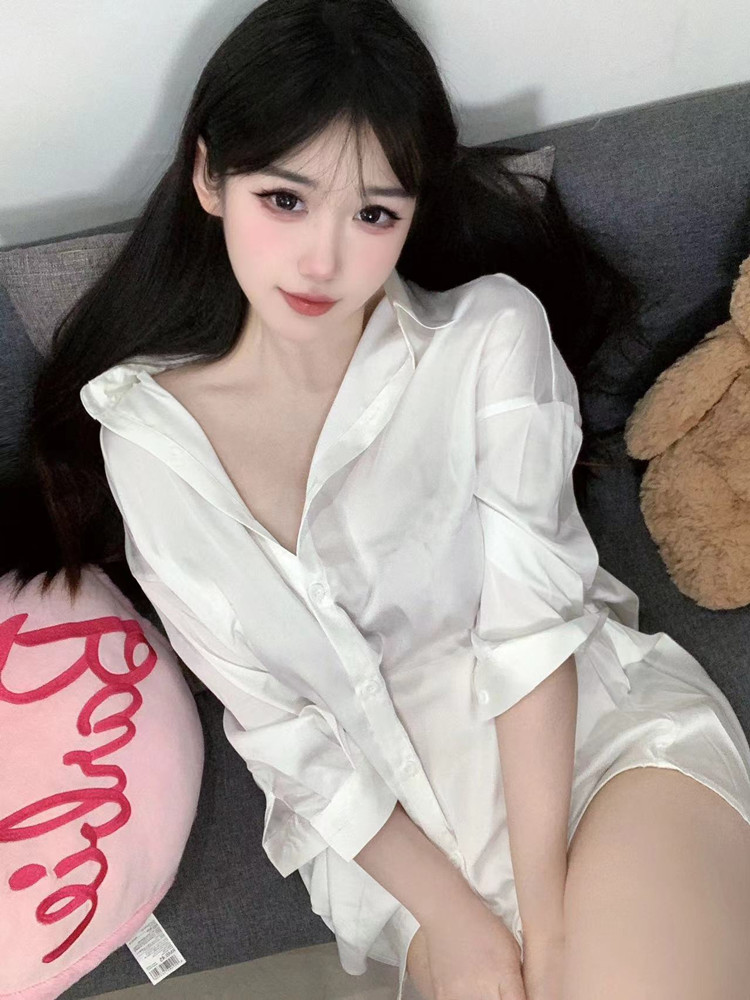 Модная рубашка белого цвета, п – обзор и цена Baby Gown Nightwear