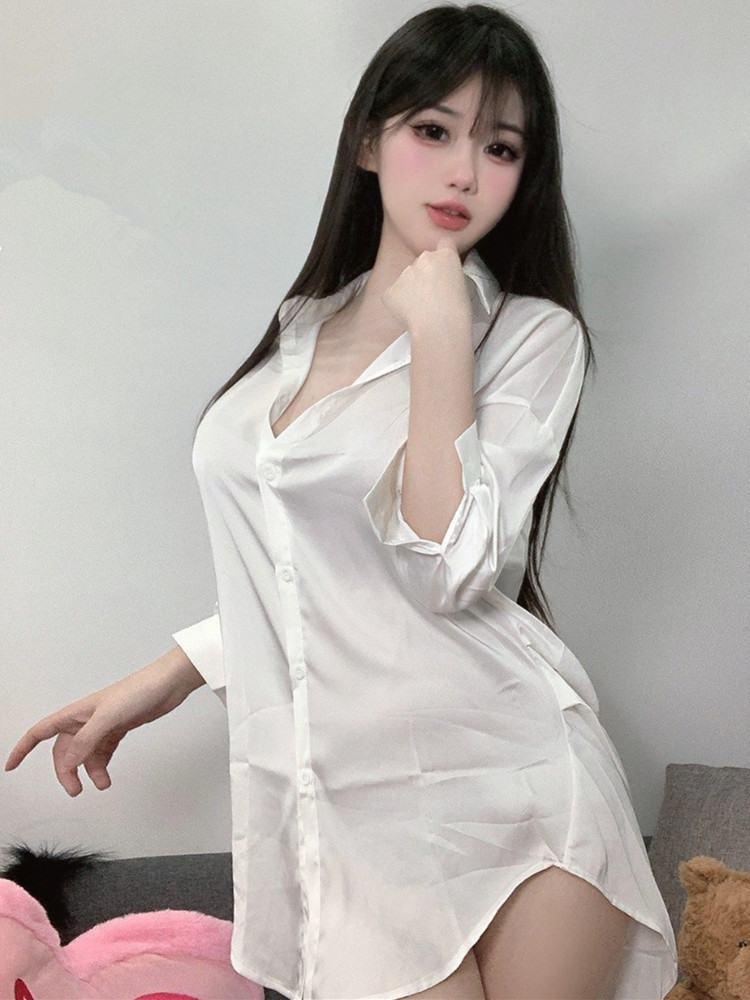 Модная рубашка белого цвета, п – обзор и цена Baby Gown Nightwear