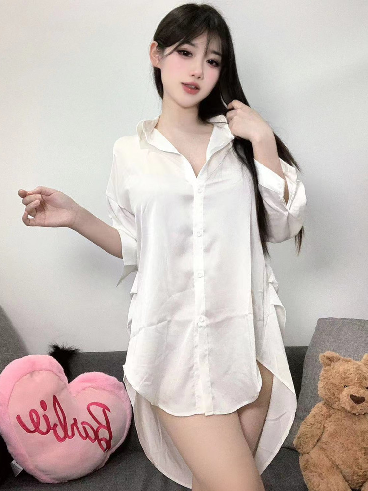 Модная рубашка белого цвета, п – обзор и цена Baby Gown Nightwear