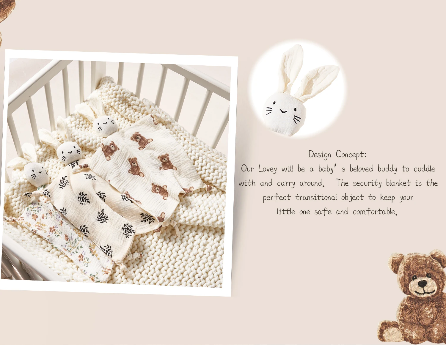 Успокаивающее полотенце для ма – обзор и цена Baby Clothing Fabric