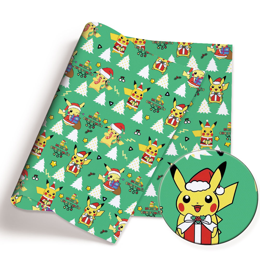 Покемон мультфильм ткань 140*5 – обзор и цена Baby Clothing Fabric